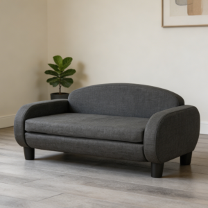 Gray Multi-Cat Elevated Sofa Bed