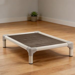Sierra Tan Chewproof Elevated Dog Bed